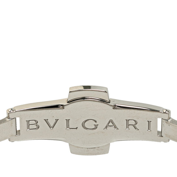 ブルガリ アショーマ 腕時計 AA26S クオーツ ホワイト文字盤 ステンレススチール レディース BVLGARI 【中古】