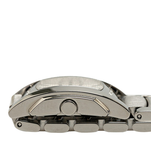 ブルガリ アショーマ 腕時計 AA26S クオーツ ホワイト文字盤 ステンレススチール レディース BVLGARI 【中古】