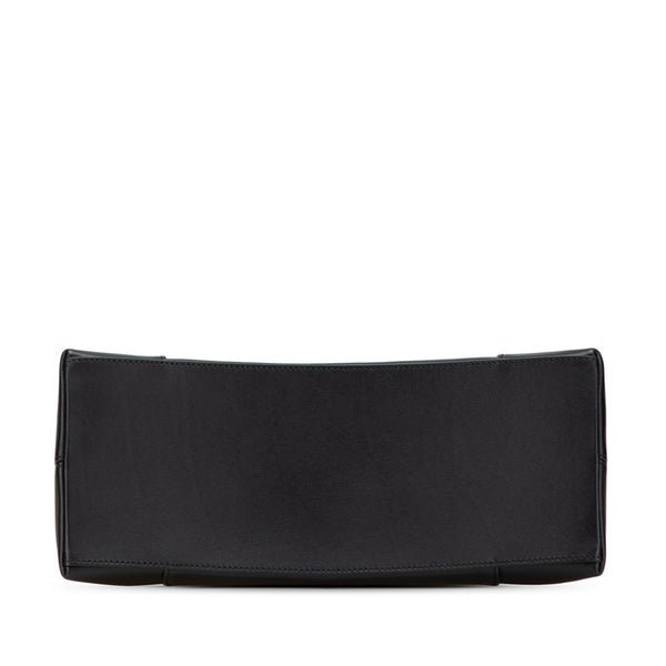 バレンシアガ ダウンタウン ミディアム 斜め掛け ショルダーバッグ 671354 ブラック レザー レディース BALENCIAGA 【中古】