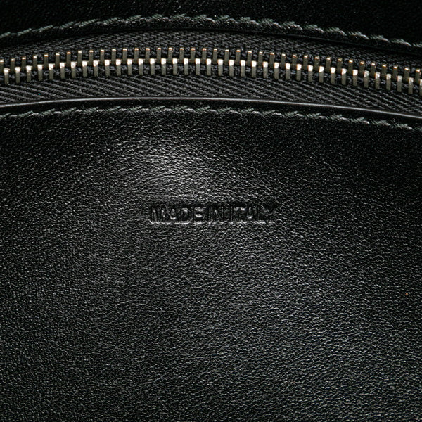 バレンシアガ ダウンタウン ミディアム 斜め掛け ショルダーバッグ 671354 ブラック レザー レディース BALENCIAGA 【中古】