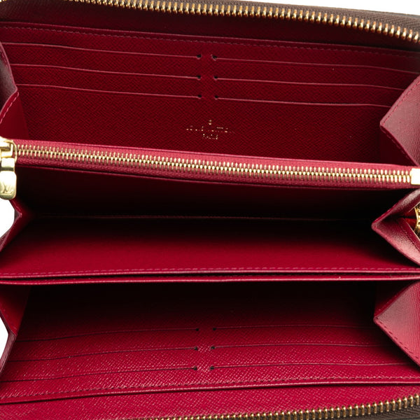 ルイ ヴィトン モノグラム ジッピーウォレット ラウンドファスナー 長財布 M41895 ブラウン PVC レディース LOUIS VUITTON 【中古】