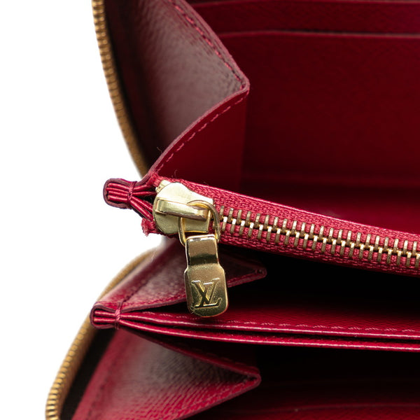 ルイ ヴィトン モノグラム ジッピーウォレット ラウンドファスナー 長財布 M41895 ブラウン PVC レディース LOUIS VUITTON 【中古】