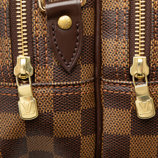 ルイ ヴィトン ダミエ リポーターPM 斜め掛け ショルダーバッグ N45253 ブラウン PVC レザー レディース LOUIS VUITTON 【中古】