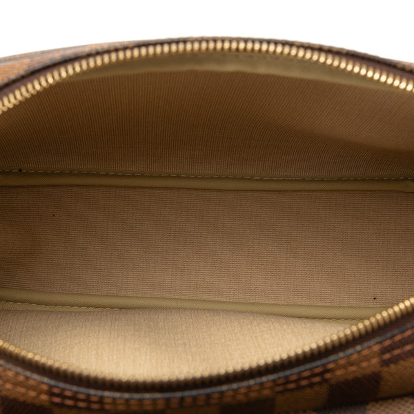 ルイ ヴィトン ダミエ リポーターPM 斜め掛け ショルダーバッグ N45253 ブラウン PVC レザー レディース LOUIS VUITTON 【中古】