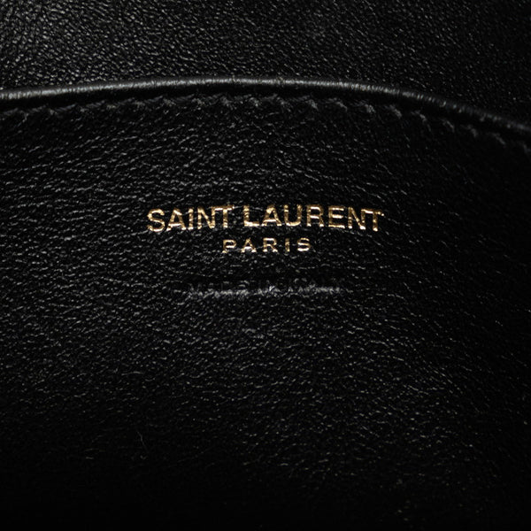 サンローラン モノグラム ベイビーカバス  ハンドバッグ ショルダーバッグ 2WAY 568853 ブラック レザー レディース SAINT LAURENT 【中古】