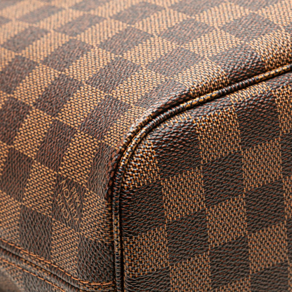 ルイ ヴィトン ダミエ ネヴァーフルPM　 トートバッグ ハンドバッグ N41359 エベヌ ブラウン PVC レザー レディース LOUIS VUITTON 【中古】