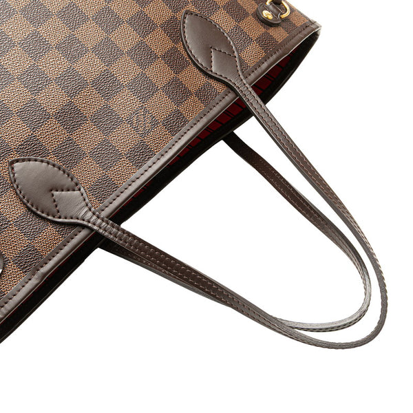 ルイ ヴィトン ダミエ ネヴァーフルPM　 トートバッグ ハンドバッグ N41359 エベヌ ブラウン PVC レザー レディース LOUIS VUITTON 【中古】
