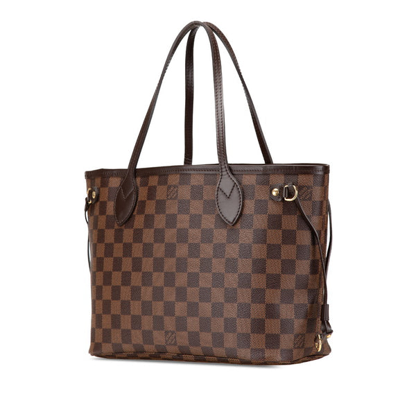 ルイ ヴィトン ダミエ ネヴァーフルPM　 トートバッグ ハンドバッグ N41359 エベヌ ブラウン PVC レザー レディース LOUIS VUITTON 【中古】