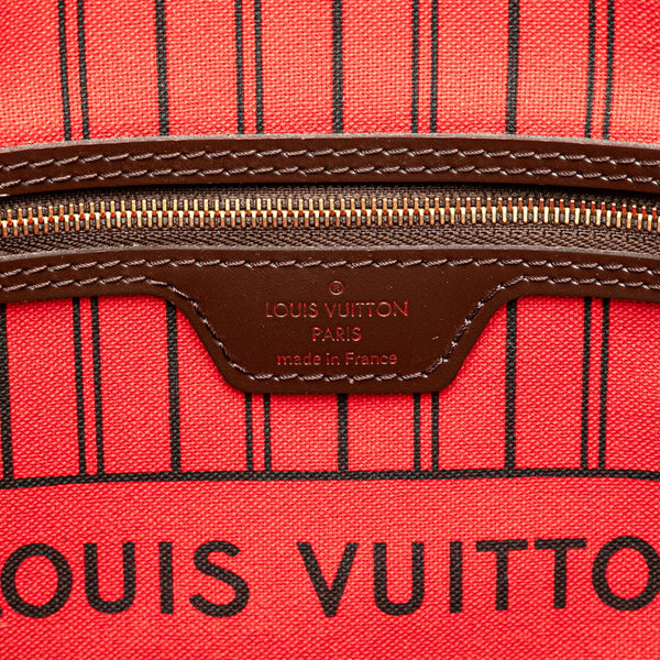 ルイ ヴィトン ダミエ ネヴァーフルPM　 トートバッグ ハンドバッグ N41359 エベヌ ブラウン PVC レザー レディース LOUIS VUITTON 【中古】