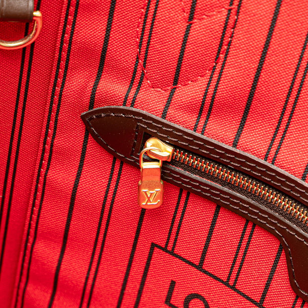 ルイ ヴィトン ダミエ ネヴァーフルPM　 トートバッグ ハンドバッグ N41359 エベヌ ブラウン PVC レザー レディース LOUIS VUITTON 【中古】