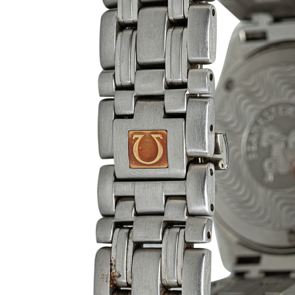 オメガ シーマスター120 ジャックマイヨール1997 腕時計 2500.80 自動巻き ネイビー文字盤 ステンレススチール メンズ OMEGA 【中古】