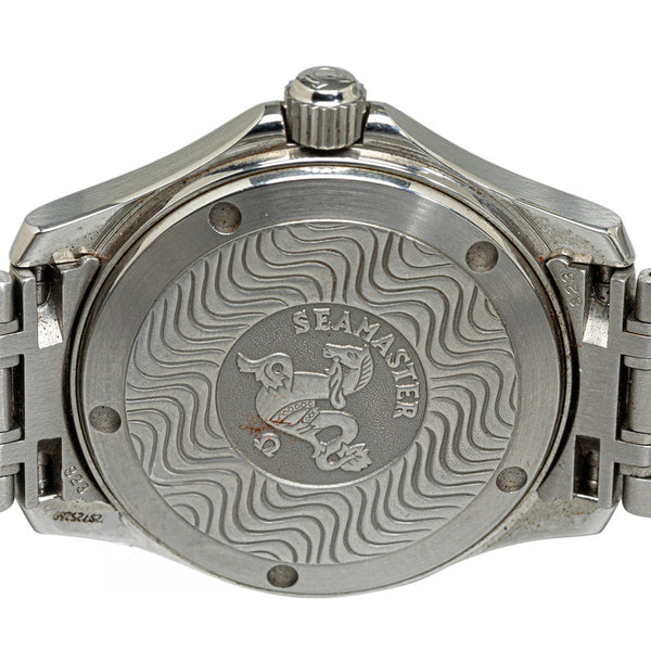 オメガ シーマスター120 ジャックマイヨール1997 腕時計 2500.80 自動巻き ネイビー文字盤 ステンレススチール メンズ OMEGA 【中古】