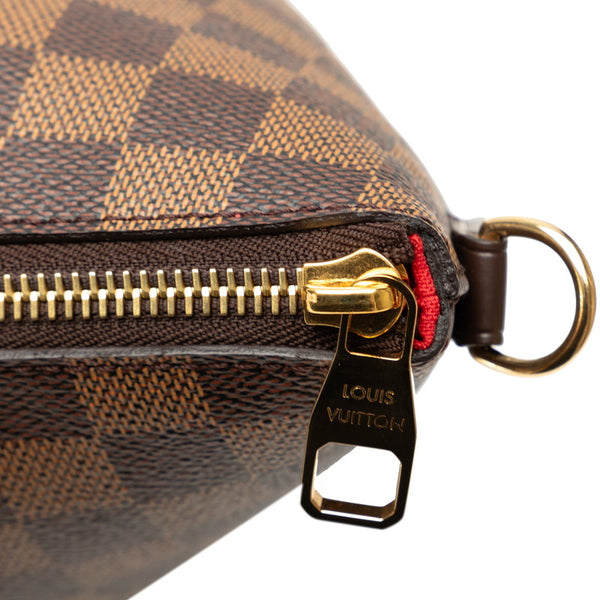 ルイ ヴィトン ダミエ シエナMM ハンドバッグ ショルダーバッグ 2WAY N41546 エベヌ ブラウン PVC レザー レディース LOUIS VUITTON 【中古】