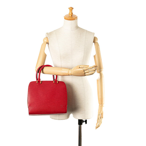 ルイ ヴィトン エピ ポンヌフ ハンドバッグ N52053 ブラウン 茶 レザー レディース LOUIS VUITTON 【中古】