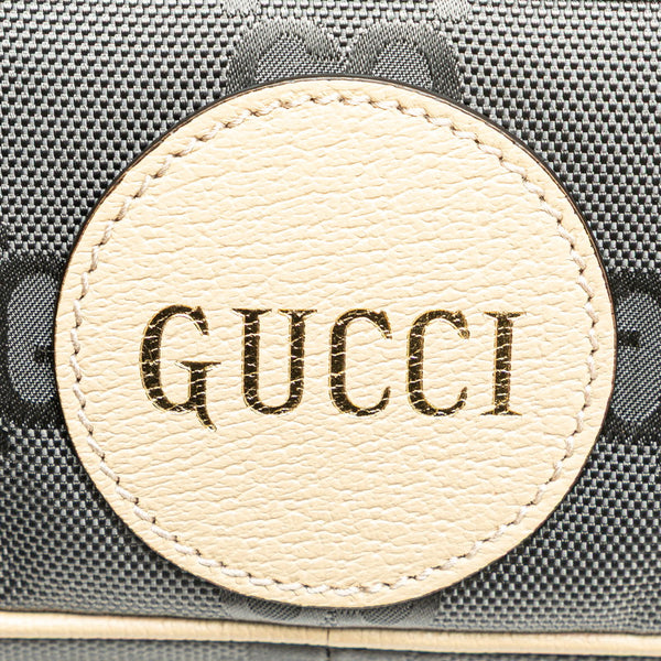 グッチ GGナイロン オフ ザ グリッド ベルトバッグ ウエストバッグ ボディバッグ 631341 グレー ベージュ ナイロン レザー レディース GUCCI 【中古】