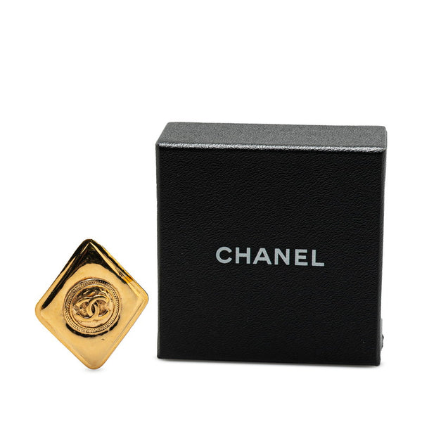 シャネル ヴィンテージ ココマーク ブローチ ゴールド メッキ レディース CHANEL 【中古】