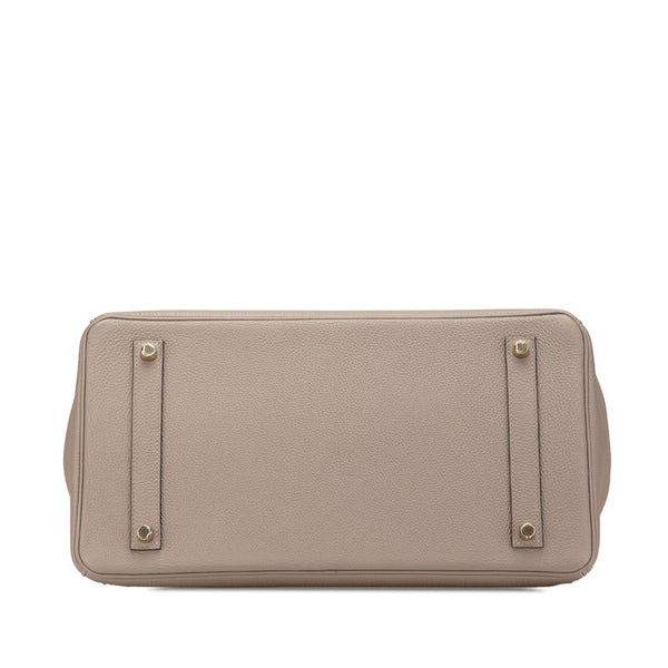 エルメス バーキン35 ハンドバッグ グリアスファルト トゴ レディース HERMES 【中古】