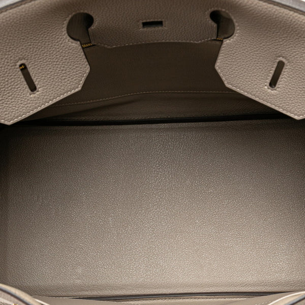 エルメス バーキン35 ハンドバッグ グリアスファルト トゴ レディース HERMES 【中古】