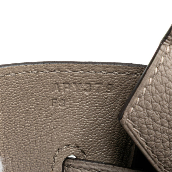 エルメス バーキン35 ハンドバッグ グリアスファルト トゴ レディース HERMES 【中古】