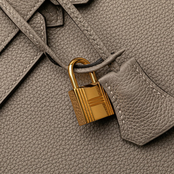 エルメス バーキン35 ハンドバッグ グリアスファルト トゴ レディース HERMES 【中古】