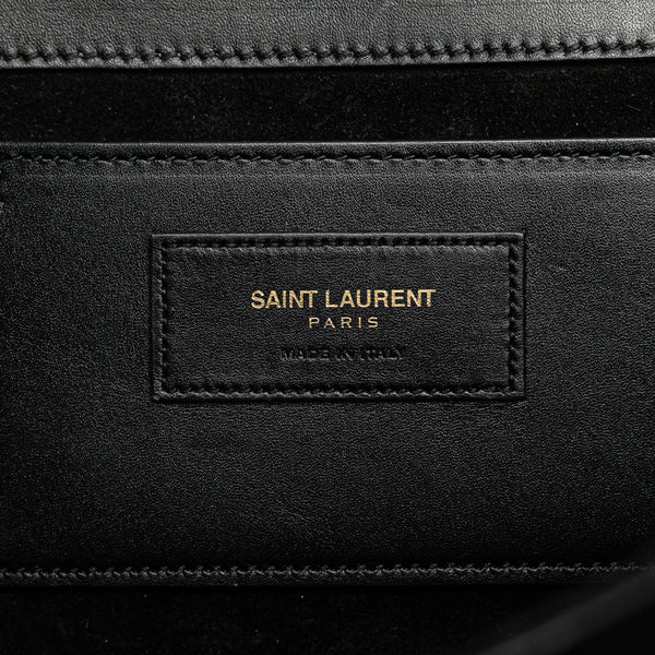 サンローラン モノグラム クラシックケイト タッセル ハンドバッグ ショルダーバッグ 2WAY 354119 ブラック レザー レディース SAINT LAURENT 【中古】