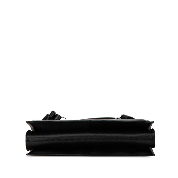 サルヴァトーレフェラガモ ガンチーニ ハンドバッグ トートバッグ FI‐21 6854 ブラック レザー レディース Salvatore Ferragamo 【中古】