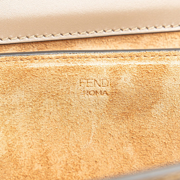 フェンディ エフイズ ショルダーバッグ 8BT349 ブラウン レザー レディース FENDI 【中古】