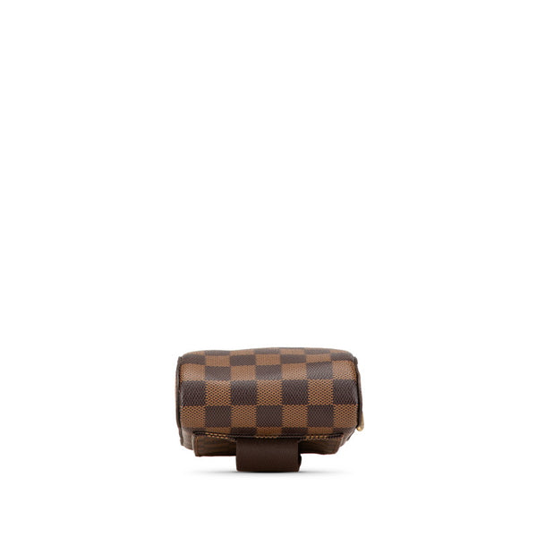 ルイ ヴィトン ダミエ ジェロニモス ボディバッグ ウエストバッグ N51994 ブラウン PVC レザー メンズ LOUIS VUITTON 【中古】