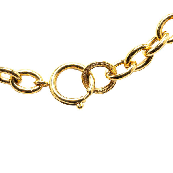 シャネル ヴィンテージ ココマーク ネックレス ゴールド メッキ レディース CHANEL 【中古】