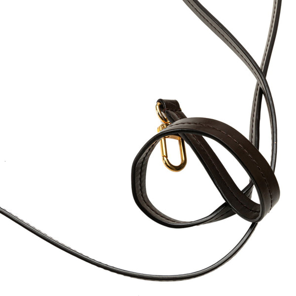 ルイ ヴィトン ダミエ クロワゼットPM ハンドバッグ ショルダーバッグ 2WAY N53000 ブラウン PVC レザー レディース LOUIS VUITTON 【中古】