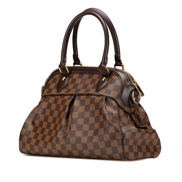 ルイ ヴィトン ダミエ トレヴィPM ハンドバッグ ショルダーバッグ 2WAY  N51997 ブラウン PVC レザー レディース LOUIS VUITTON 【中古】