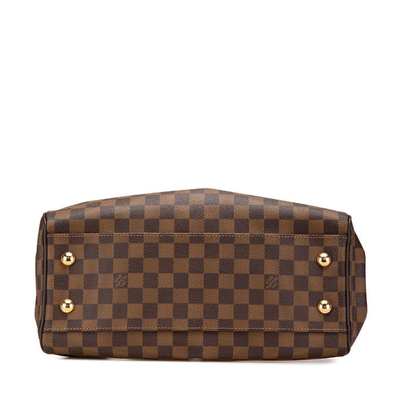 ルイ ヴィトン ダミエ トレヴィPM ハンドバッグ ショルダーバッグ 2WAY  N51997 ブラウン PVC レザー レディース LOUIS VUITTON 【中古】