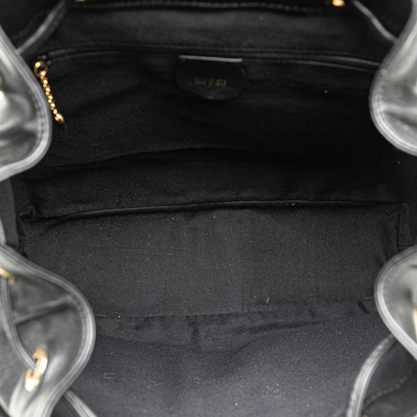 グッチ バンブー リュック バックパック 003 2058 0016 ブラック レザー レディース GUCCI 【中古】