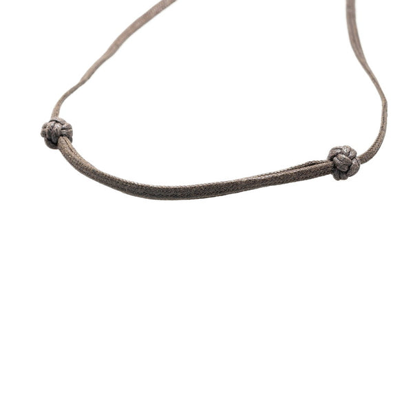 エルメス ネックレス パープル ブラウン バッファローホーン ラッカー レディース HERMES 【中古】