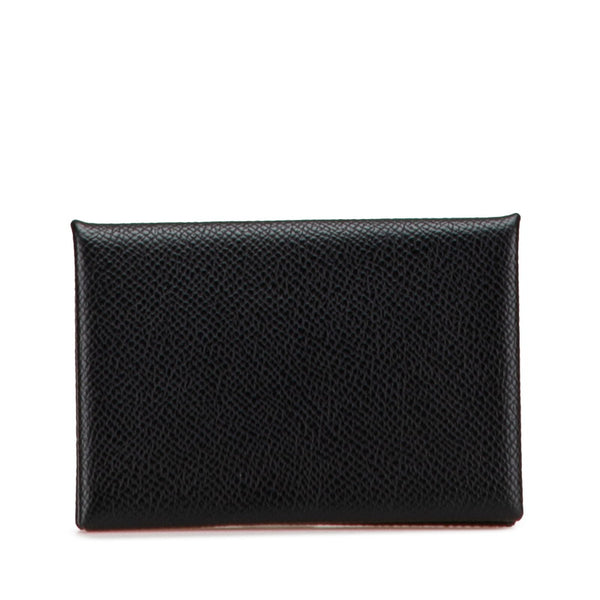 エルメス カルヴィ カードケース コインケース ブラック ヴォーエプソン レディース HERMES 【中古】