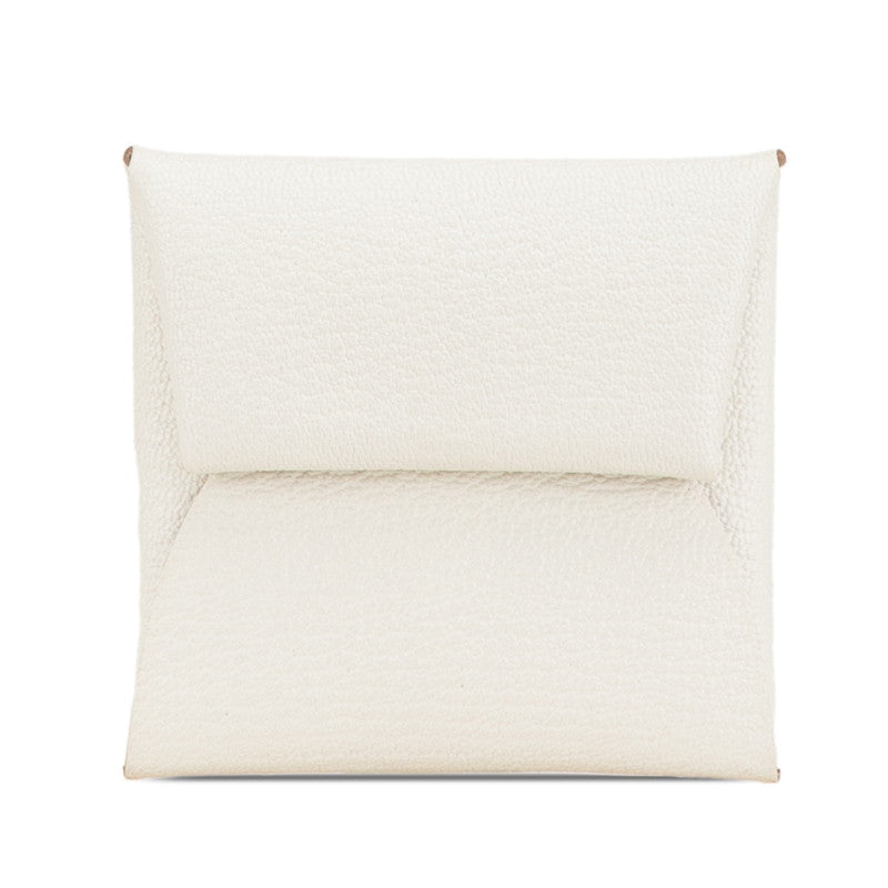 エルメス バスティア コインケース マッシュルーム シルバー金具 シェーブル レディース HERMES 【中古】