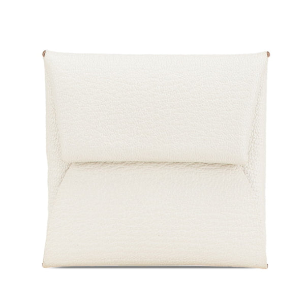 エルメス バスティア コインケース マッシュルーム シルバー金具 シェーブル レディース HERMES 【中古】