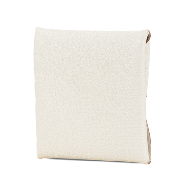 エルメス バスティア コインケース マッシュルーム シルバー金具 シェーブル レディース HERMES 【中古】