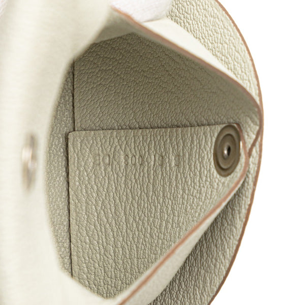 エルメス バスティア コインケース マッシュルーム シルバー金具 シェーブル レディース HERMES 【中古】