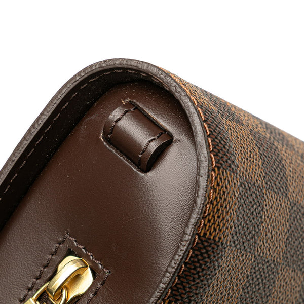 ルイ ヴィトン ダミエ サンルイ セカンドバッグ N51993 ブラウン PVC レザー メンズ LOUIS VUITTON 【中古】