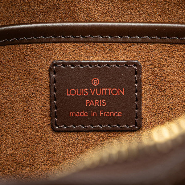 ルイ ヴィトン ダミエ サンルイ セカンドバッグ N51993 ブラウン PVC レザー メンズ LOUIS VUITTON 【中古】