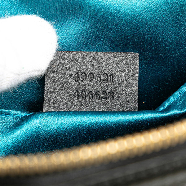 グッチ オフィディア シェリーライン 斜め掛け ショルダーバッグ 499621 レッド ブラック スウェード レザー レディース GUCCI 【中古】