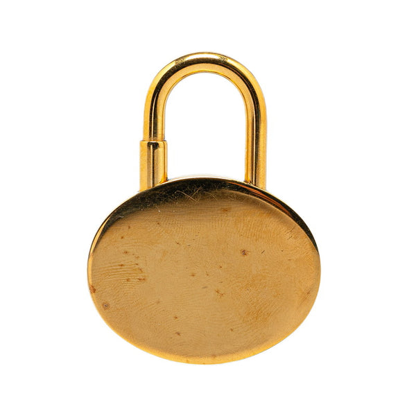 エルメス 地中海 2003年限定 カデナ パドロック 南京錠 ゴールド メッキ レディース HERMES 【中古】