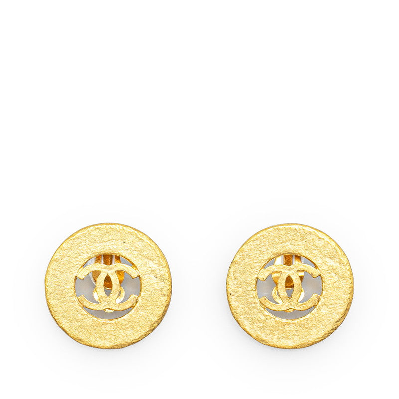 シャネル ココマーク イヤリング ゴールド メッキ レディース CHANEL 【中古】