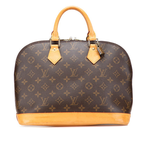 ルイ ヴィトン モノグラム アルマMM ハンドバッグ M40878 ブラウン PVC レザー レディース LOUIS VUITTON 【中古】