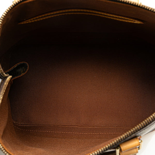 ルイ ヴィトン モノグラム アルマMM ハンドバッグ M40878 ブラウン PVC レザー レディース LOUIS VUITTON 【中古】
