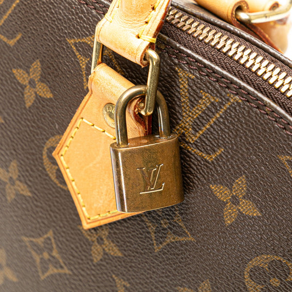 ルイ ヴィトン モノグラム アルマMM ハンドバッグ M40878 ブラウン PVC レザー レディース LOUIS VUITTON 【中古】