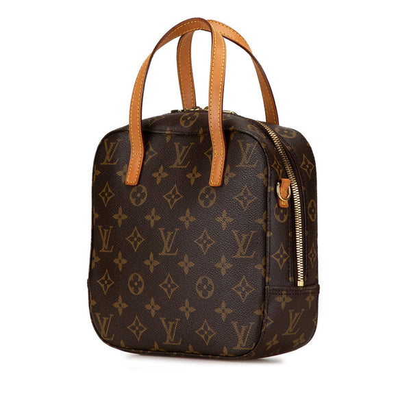 ルイ ヴィトン モノグラム スポンティーニ ハンドバッグ ショルダーバッグ 2WAY M47500 ブラウン PVC レザー レディース LOUIS VUITTON 【中古】