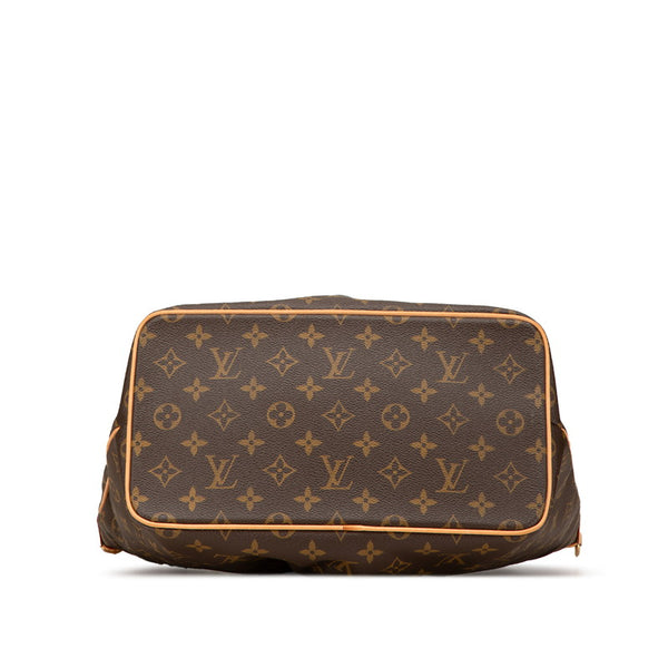 ルイ ヴィトン モノグラム パレルモPM ハンドバッグ M40145 ブラウン PVC レザー レディース LOUIS VUITTON 【中古】
