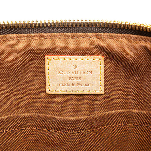 ルイ ヴィトン モノグラム パレルモPM ハンドバッグ M40145 ブラウン PVC レザー レディース LOUIS VUITTON 【中古】
